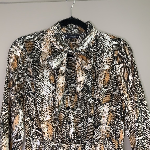 Snakeskin Print Dress - Picture 2 of 8